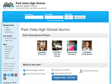 Tablet Screenshot of parkvistahighschool.org